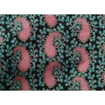 thumbnail image 4 of oneOone Cotton Poplin Fabric Floral & Paisley Block Print Fabric BTY 56 Inch Wide, 4 of 4