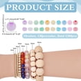 thumbnail image 2 of 1300Pcs 4mm Colorful Glass Seed Beads for Jewelry Making 10 Colors 6/0 Bulk Small Craft Beads Spacer Friendship Waist Beads for DIY Bracelet Necklace Summer Seaside Beading Weaving, 2 of 5