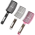 thumbnail image 1 of czcpp-HEQUSigns 3 Pcs Detangling Hair Brush Boar Bristle Brush Hair Brush Set for Wet and Dry Hair, Increasing Hair Volume and Shine, Heat Resistant, Non Slip, 1 of 4