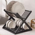 thumbnail image 3 of Multi-functional Kitchen Sink Household Bowl Rack Bowl Chopsticks Drain Rack Sink Dish Storage Rack, 3 of 5