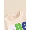 thumbnail image 5 of Bagilaanoe 2pcs Newborn Baby Boy Shorts Set Short Sleeve Embroidery T Shirt Tops + Shorts 6M 12M 18M Infant Casual Summer Clothes, 5 of 6