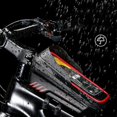 thumbnail image 3 of Durable bicycle handlebar bag, large capacity, tube, bike bag, commuter, bicycle accessories, lightweight front bag black Ref: 5954, 3 of 5