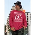 thumbnail image 3 of Old Glory Mens Sasquatch Ugly Christmas Sweater Long Sleeve Sweatshirt, 3 of 6