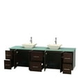 thumbnail image 2 of Wyndham Collection WCVW00980DESGGOVM24 80" Wall Mounted / Floating Vanity Set, 2 of 7