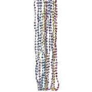 Happy Easter Metallic Mardi Gras Beads - Jewelry - 48 Pieces