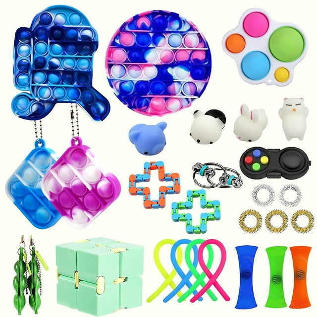 Juguete sensorial Push Bubble Fidget para aliviar el estrés del autismo