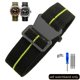 thumbnail image 1 of 18 Mm 20 22 Elástico De Nylon Banda De Reloj Para Seiko Agua Fantasma Tudor Rolex Pulsera NATO Tejido Correa, 1 of 4