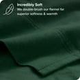 thumbnail image 2 of Bare Home Ensemble de Draps en Flanelle - 100 % Coton - Poche Profonde - Très Grand Simple TG, Vert Forêt, 3 Pcs, 2 of 7