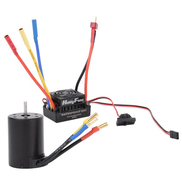 Haofy HOBBYFANS BL 3650 3900KV 1/10 RC Truck Car Brushless Sensorless Motor 60A ESC