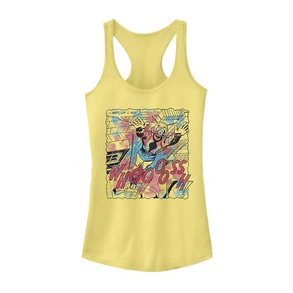 Junior's Marvel Ant-Man Flying Racerback Tank Top Banana Large