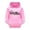 2-Pink, variant on Halloween Sweatshirt For Toddler Girls, Kids Halloween Bat Letter Print Hoodie, Casual Long‑Sleeve Pullover Hooded Sweatshirt With Pocket, Kids Fall Outfits Halloween Gifts
