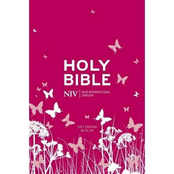 Bible NIV Poche Rose Ton Doux avec Zip (Nouvelle Version Internationale)