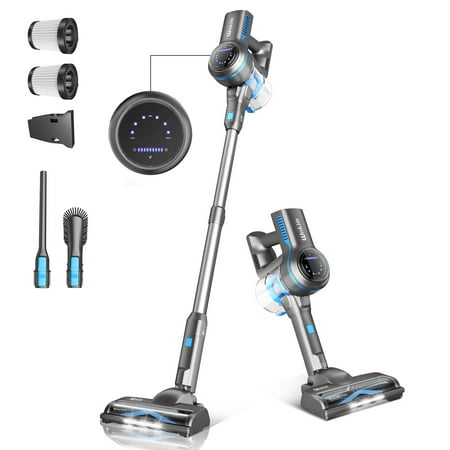 Wnkim Cordless Stick Vacuum Cleaner  25Kpa  HEPA Wet/Dry Vacuum Cleaner for Hardwood Pet Hair Carpet
