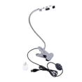 thumbnail image 1 of Lámpara LED de Escritorio para Maquillaje Tatuaje de Labios ceja cosmética Extensión de pesta?as de manicura Leer Luces USB Salón de Belleza Luces con Clip Ecomeon no, 1 of 5