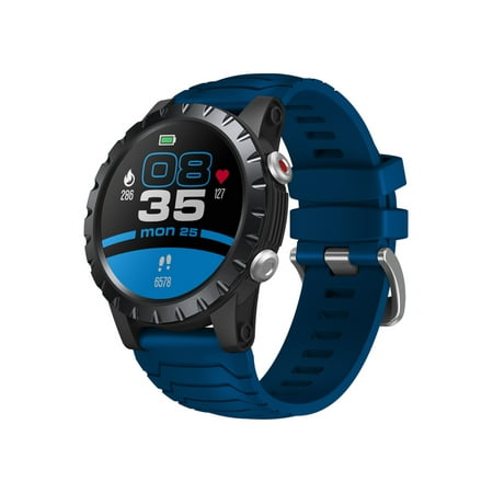 Zeblaze Stratos Premium Multi-sport Smartwatch 1.32'' Full-Touch Screen 360*360 Resolution 4-satellite Positioning 50M Waterproof Fitness Heart Rate/Sleep/Stress Monitor 25-day Battery Lif