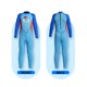 thumbnail image 5 of Greeniant Traje de neopreno para niños, traje de baño de una pieza, traje de neopreno para niños, conjunto de esnórquel a prueba de sol, traje de Deportes acuáticos azul L Greeniant OD003312-03, 5 of 6