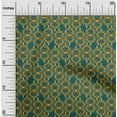 thumbnail image 1 of oneOone Organic Cotton Poplin Twill Fabric Swirl Block Print Fabric By The Yard 42 Inch Wide, 1 of 4
