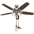 thumbnail image 5 of Visland 2pcs Ceiling Fan Pull Chain, Retro Fan Pulls Set with Connector, 3mm Diameter Beaded Ball Fan Pull Chain for quick resolution of ceiling fan, 5 of 8