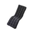 thumbnail image 2 of Coussin de Jardin Confortable en Polyester pour Fauteuil Inclinable, Coussin Épais pour Chaise Extérieure, Coussin Intérieur Noir, 2 of 6