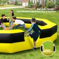thumbnail image 2 of Wellcomer 16FT Inflatable Gaga Ball Pit Arena, Portable Court with Built-in Blower for team games and backyard activities, 2 of 6