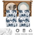 thumbnail image 5 of Navy Blue Palm Tree Kitchen Towels Set of 2, Coastal Trees Summer Tropical Botanical Absorbent Dish Towels for Kitchen, Microfiber Hand Towel, Quick Drying Tea Towel for Cleaning Dishcloths, 5 of 7
