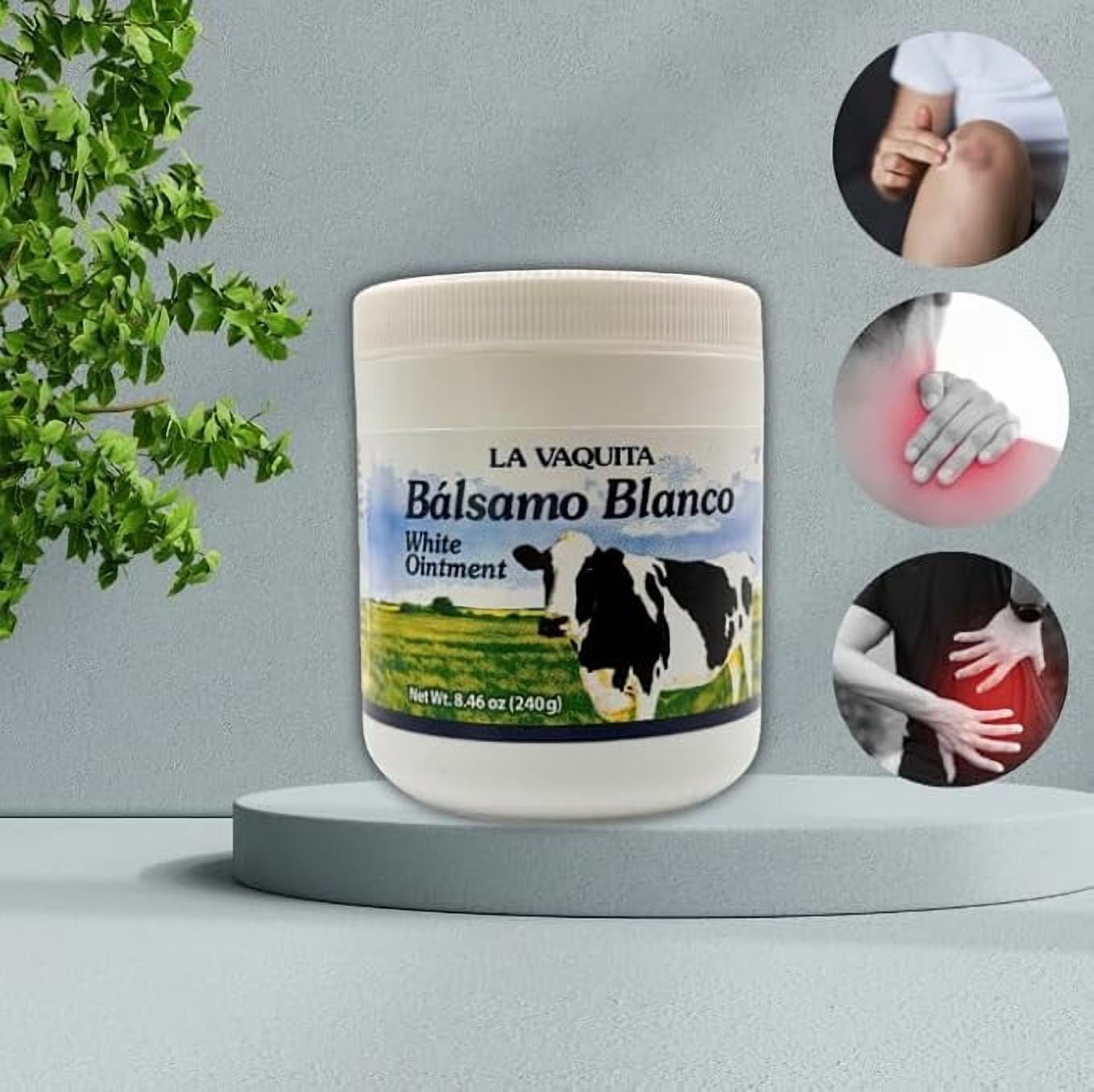 La Vaquita Bálsamo Blanco Ointment for Extra Fast-Acting Relief of Muscles & Joints, 8.4oz