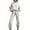 zw White, variant on LYXSSBYX Sweatsuits 2pcs Sets Womens Hot Sale Clearance Women Casual Solid Color Two Piece Long Pants Hooded Pullover Long Sleeve Sweatshirts Sets