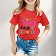 thumbnail image 2 of TZEWGL Tops For Toddler Round Neck Loose Short Sleeve Graphic Print Top For Kids size 9-10T, 2 of 4