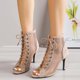 thumbnail image 5 of Guardurnaity Sandalias de lona de tacón alto para mujer, elegantes zapatos de baile con cordones de malla, zapatos de baile latino, zapatos de Calzado albaricoque cuarenta y tres, 5 of 6