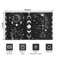 thumbnail image 5 of Black Gothic Sun Moon Hand Pattern Door Rugs,Washable Non Slip Door Mats Indoor,Decorative Door Mats,Entry Mat Indoor for Entrance,Bedroom,Kitchen,Bathroom,17"x30", 5 of 6