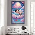 thumbnail image 3 of 5D DIY Taladro Nubes Muñeca Durmiendo Del 40x70cm, 3 of 9