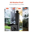 thumbnail image 2 of VEVOR Mailbox Post, 56x4x4in, Aluminum In-Ground Mounting Mail Box Stand with Universal Plate Bracket, Heavy Duty Metal Post Sleeve Kit for Outside Curbside Residential, Powder Coated Black, 2 of 9
