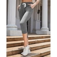 thumbnail image 7 of SPECIAL MAGIC Women's Cropped Sweatpants Capri Jogger Pants with Drawstring Waist and Side Pockets for Running Lounge Yoga, 7 of 7