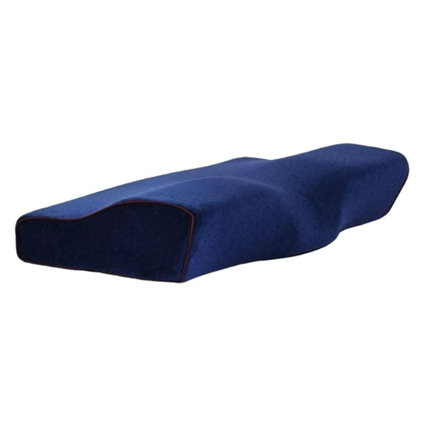 Almohada de espuma viscoelástica de mariposa, funda lavable ergonómica, cojín de posicionamiento B Gloria Almohada de espuma viscoelástica