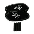 thumbnail image 6 of Krator Mirror Block Off Plates Compatible with Yamaha YZF R1 Logo Engraved Black Set (2000-2008) 2000 20001 2002 2003 2004 2005 2006 2007 2008, 6 of 8
