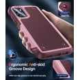 thumbnail image 4 of LeYi For Motorola G 5G 2022 Case: 2 Pack Screen Protectors, Dual Layer Protective Hard PC Back, Pink, 4 of 7