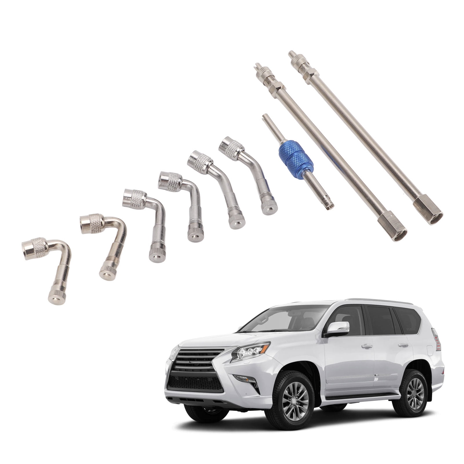 Fyydes Valve Stem Extenders,Valve Stem Extenders Metal 45 90 135 Degree