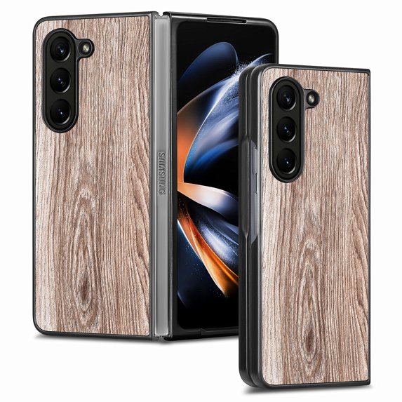 Nalacover for Samsung Galaxy Z Fold 5 Case, Wooden Patterned Shockproof Luxury Folded Anti-Scratch Camera & Screen Raised Protection Phone Cover for Samsung Z Z Fold5 2023,
Woodcut