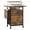 Rustic Brown, variant on edx 24" Rolling File Cabinet with Drawers & Storage Shelf, Printer Stand Table Fits A4 Letter Size for Home Office, Black