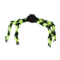 Halloween Clearance Boovnll Giant Spider, 4.5FT Foldable Large Fake Spider Halloween Decorations Outdoor Indoor Scary Hairy Halloween Spider for Home, Yard, Patio, Garden Decor, Halloween Decorations