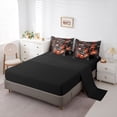 thumbnail image 5 of Homewish Dirt Bike 7-Piece Twin Bedding Sets For Children Kids Teens,Abstract Orange Plaid Bedding Comforter Set,Extreme Sport Breathable Sheet Sets,Breathable Home Decor,Reversible, 5 of 8