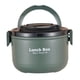 thumbnail image 5 of Fiambrera para adultos, caja bento, contenedor de almuerzo de acero inoxidable, contenedor para preparar comidas Verde 1 capa, 5 of 9