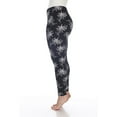 thumbnail image 5 of White Mark Women's Plus Size Printed Leggings, 5 of 5