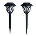 thumbnail image 2 of Weloille 2Pcs Outdoor Garden Glass Stainless Steel Yard LED Solar Lights Lamp, 2 of 9