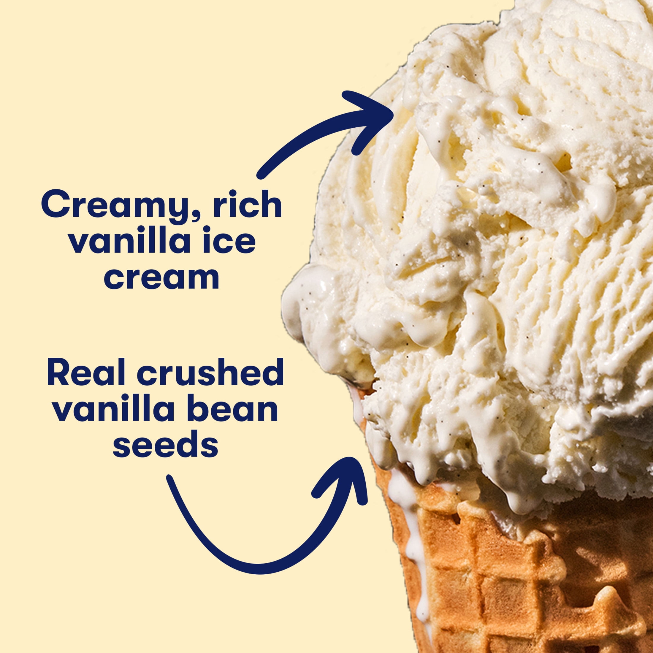 Tillamook Vanilla Bean Ice Cream, 48 oz