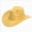 Yellow, variant on Kids Western Cowboy Hat for Girl Boy Wide Brim Beach Cowgirl Hat with Belt Buckle Cattleman Cowboys Hats 6-12 Months 12-24 Months 2T 3T 4T 5T 6T 7T 8T 9T Children White 4-10 Years