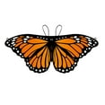 thumbnail image 1 of ButterflyBack Hanging ButterflyDecorative BalloonsKids Toy ButterflyCloak Garden Flag Decoration, 1 of 1