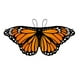 thumbnail image 1 of ButterflyBack Hanging ButterflyDecorative BalloonsKids Toy ButterflyCloak Garden Flag Decoration, 1 of 4