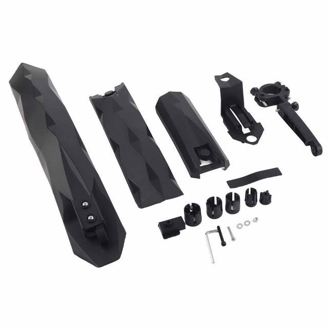 Front & Rear Fenders High Strength Tyre Mud Guard Led Taillight Soft Rubber Material For Camping Factory Bike Outdoor