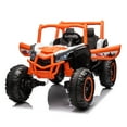 thumbnail image 6 of 24V Ride on Car UTV 2 Seater 4X4 Side By Side Off-Road Vehicles Battery Powered Electric Car with Parent Remote Control, 6 of 7